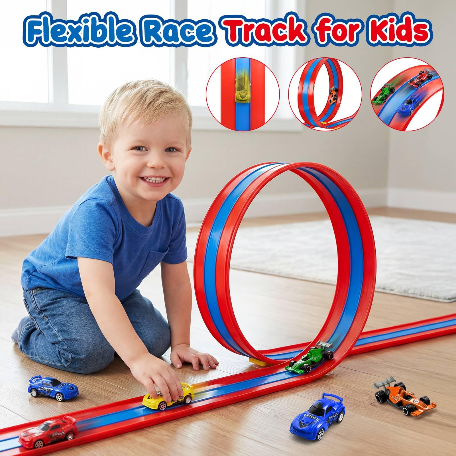Pista flessibile per bambini