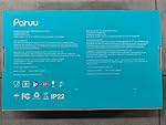Paruu Pompe à sein sans mains P16, Portable pompe à sein électrique portable avec 4 Modes & 12 Niveaux, Max 309mmHg Une forte aspiration 19/21/24mm Inserts de brides Pompe d'allaitement portable, 2 Boîte (sable)
