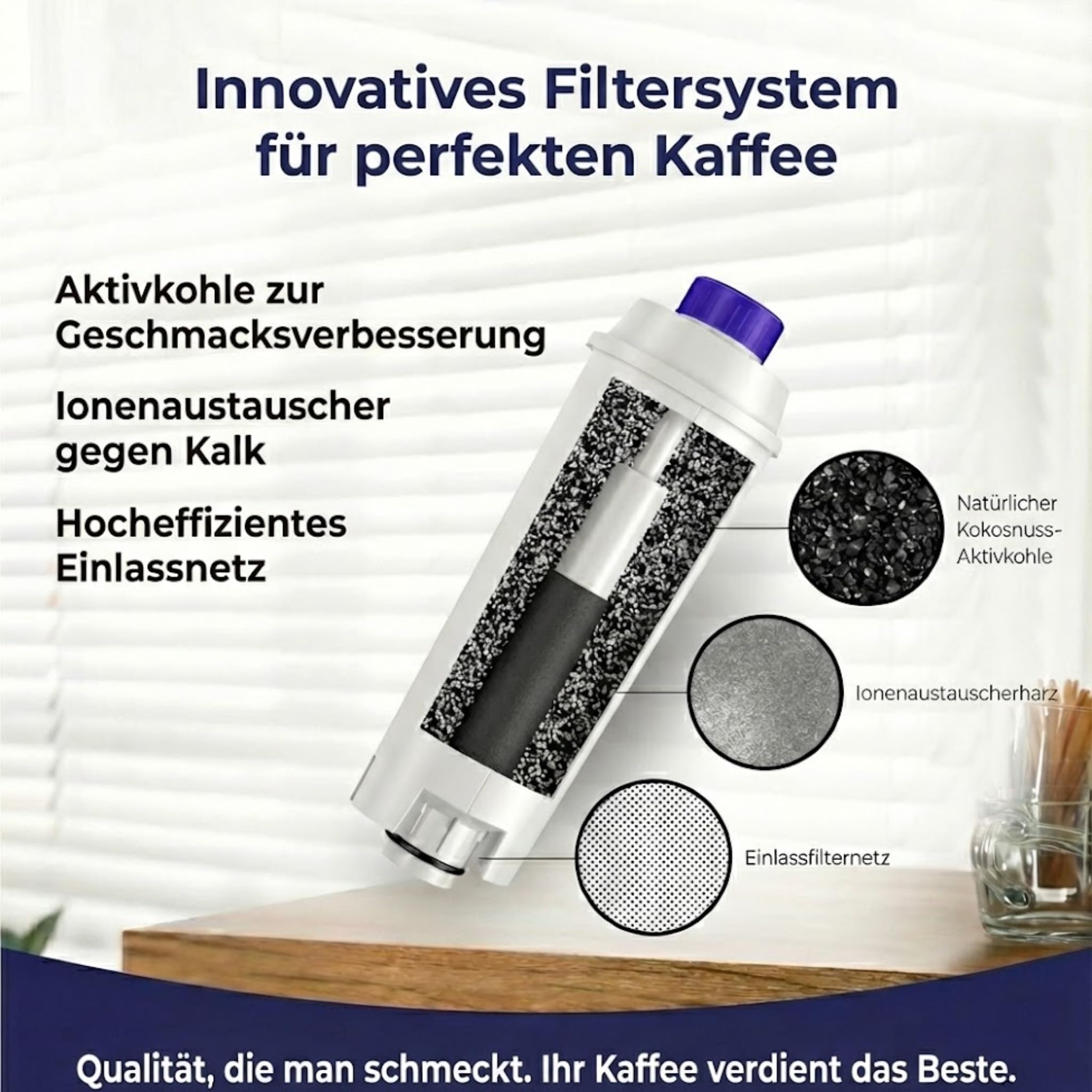 Aquafloow Set da 8 Filtri Acqua per Macchine da Caffè – Compatibili con DeLonghi DLSC002, SER3017, 5513292811 – per Serie ECAM, ESAM, ETAM
