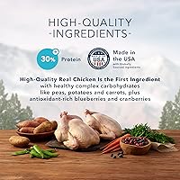 Vista 4 de Blue Buffalo Wilderness - Alimento seco natural para perros adultos con alto contenido de proteínas, pollo de 24 libras