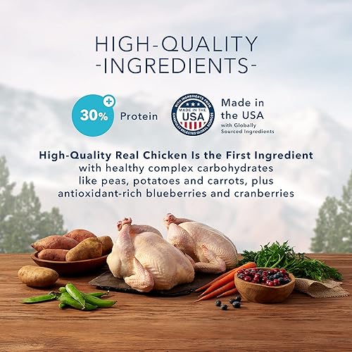 Miniatura 4 de Blue Buffalo Wilderness - Alimento seco para perros con alto contenido de proteínas alimento natural para adultos pequeños pollo