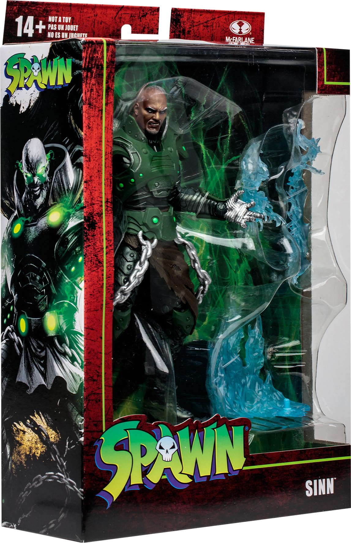 アメコミ McFarlane Toys' SPAWN McFarlane Toys 30 aniversario – Portada de cómic #95-1:7 figura
