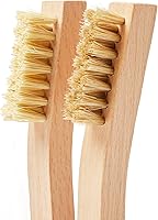 Vista 4 de Otter Wax Juego de cepillos utilitarios 2 piezas Cepillo de pulido de crin + cepillo de limpieza Tampico Juego de herramientas de cuidado