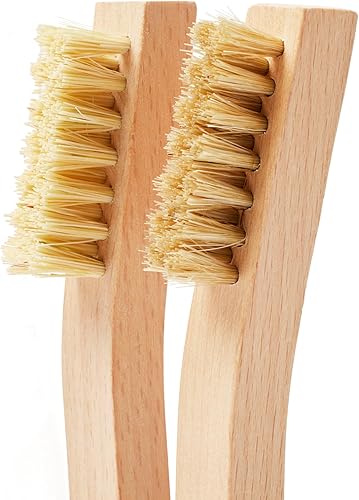 Miniatura 4 de Otter Wax Leather & Fabric Brush Set – Horsehair Buffing Brush + Tampico Cleaning Brush for Canvas, Boots & Gear