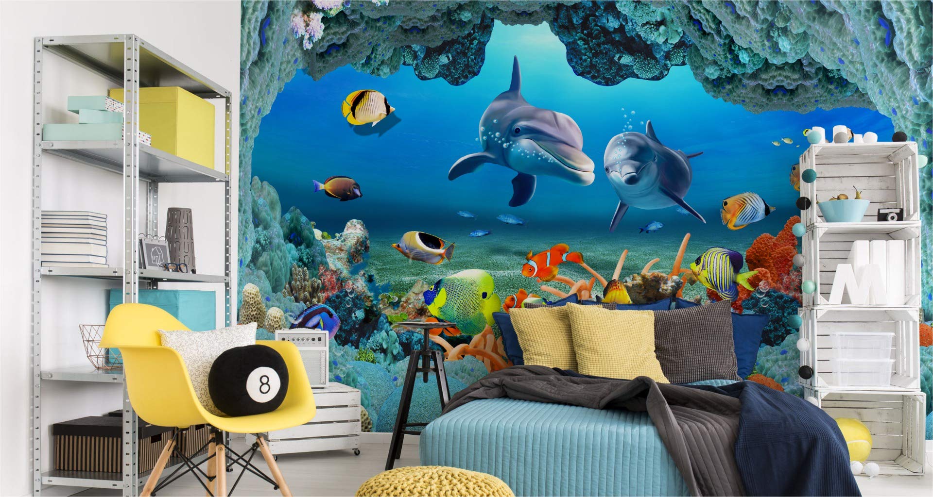 Behang - Fotobehang Een lichtroze dessin van bloemblaadjes - Breedte 360 cm x hoogte Behang - Fotobehang Een lichtroze dessin van bloemblaadjes - Breedte 360 cm x hoogte