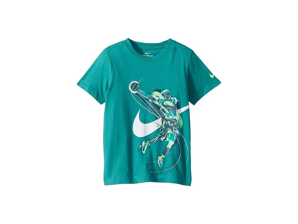 

Nike Kids Brush Basketball Player Tee (Little Kids) (Moss) Boy's T Shirt