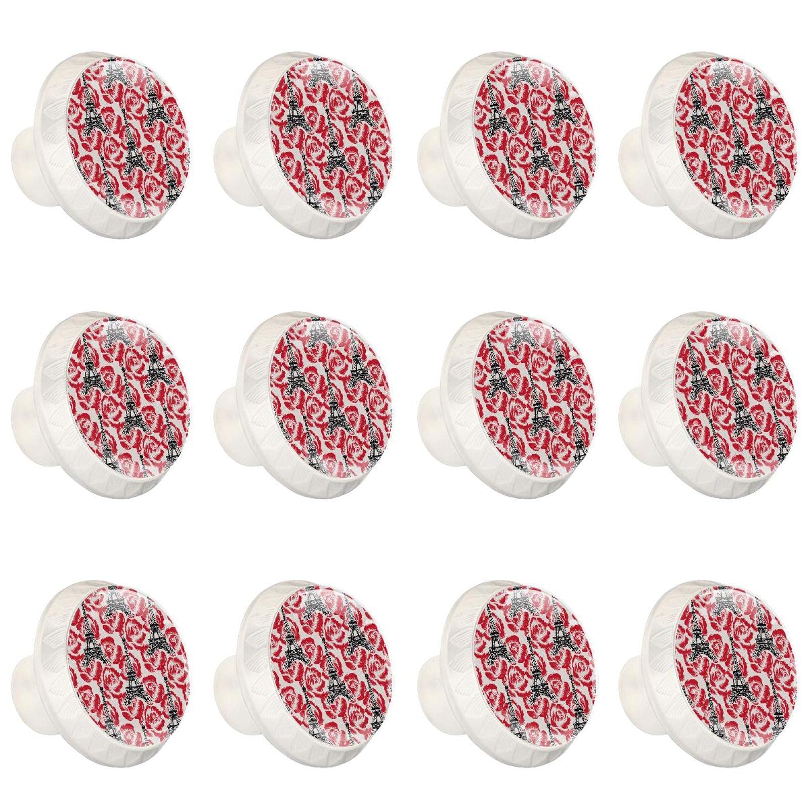 Rénover des meubles ternes avec le lot de 12 boutons d'armoire Paris Rose