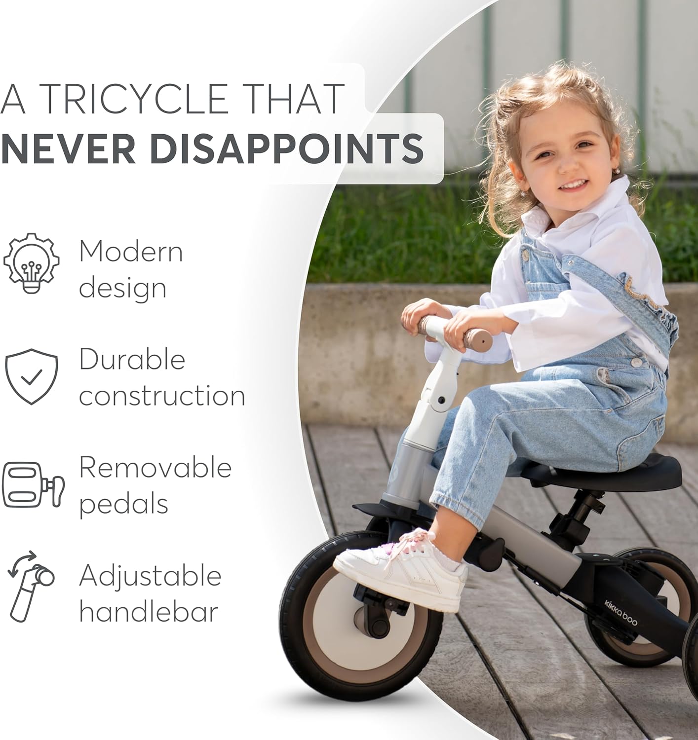 Assembly features: wheels, handles, 10 min assembly