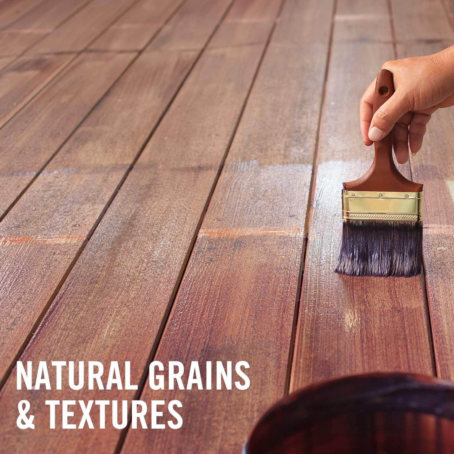 Ecoxall 100% Pure Raw Linseed Oil for Wood Finishing, Conditioner, and Protection for Indoor Outdoor Furniture, Floors, Decks, 1 Gallon (128 Fl oz), Pack of 1
