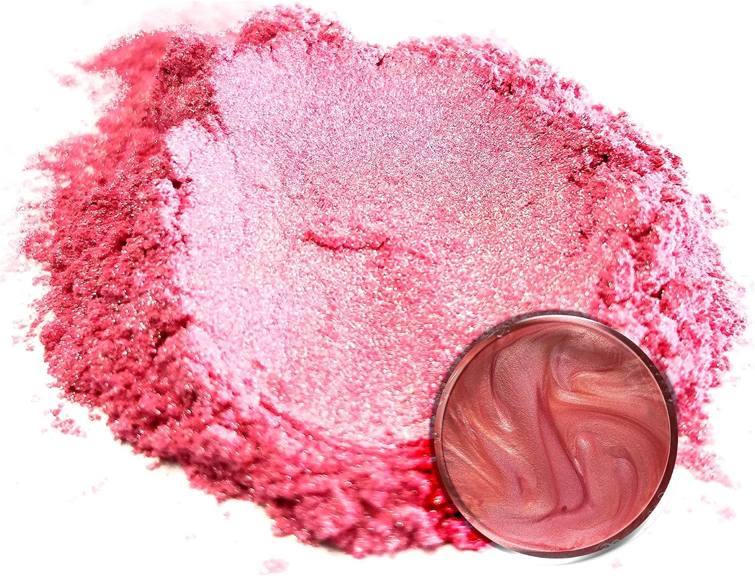 Eye Candy Pigments Premium Red Mica Powder - Orangeola (25gr) - for Epoxy, Resin, Soap, Paint, Woodworking, Acrylic Pouring, Bath Bombs, Fishing Lures - DIY Arts and Crafts Additive