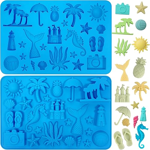 Miniatura 9 de Sidosir Juego de moldes originales para pasteles, moldes de silicona para tartas cubiertas de chocolate, molde redondo de silicona con 2 escropers