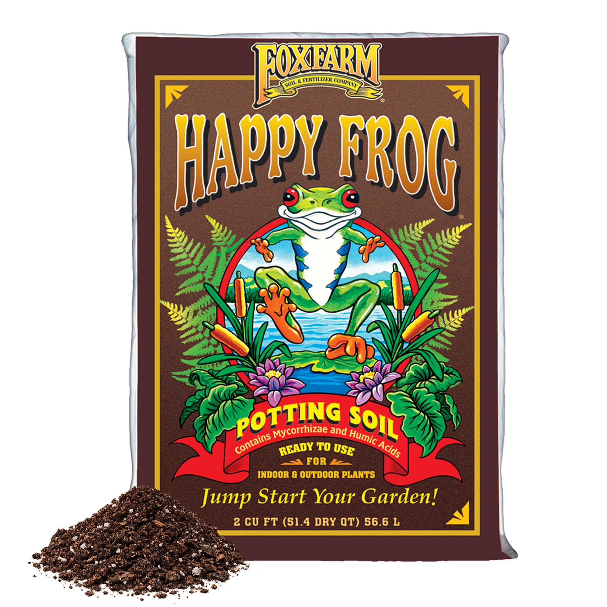 FoxFarm Happy Frog Potting Soil – Ready-to-Use