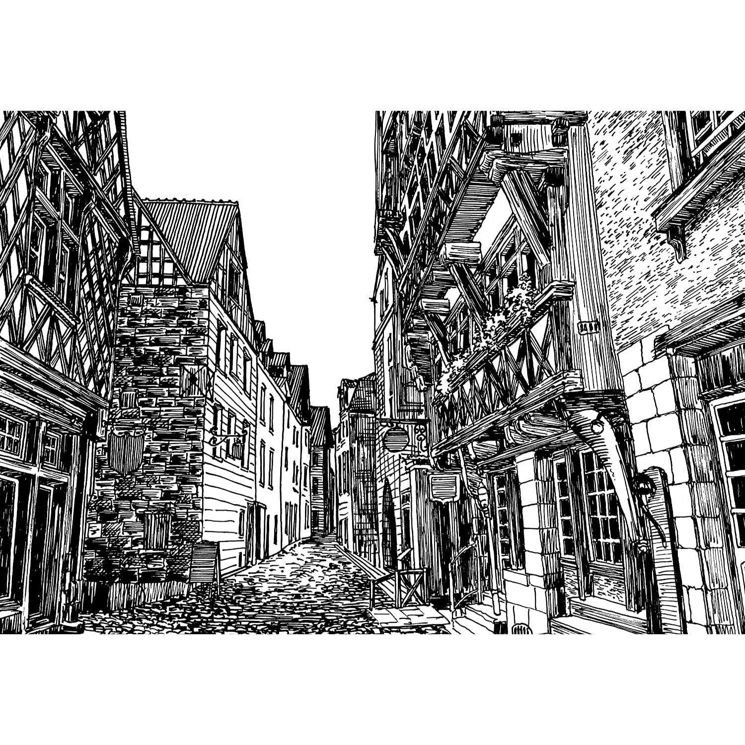 Clairefontaine 96173C Bloc Collé Bristol A4 21x29,7 cm 205g Papier Dessin Technique