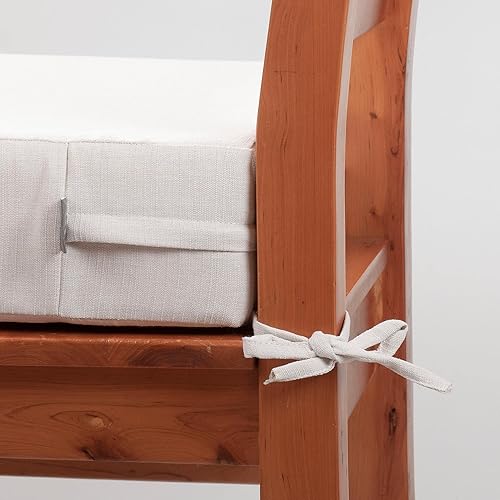 Miniatura 7 de Magpie Fabrics Juego de 2 fundas de cojín para patio (solo funda de repuesto, sin relleno), funda de cojín impermeable para interiores y exteriores