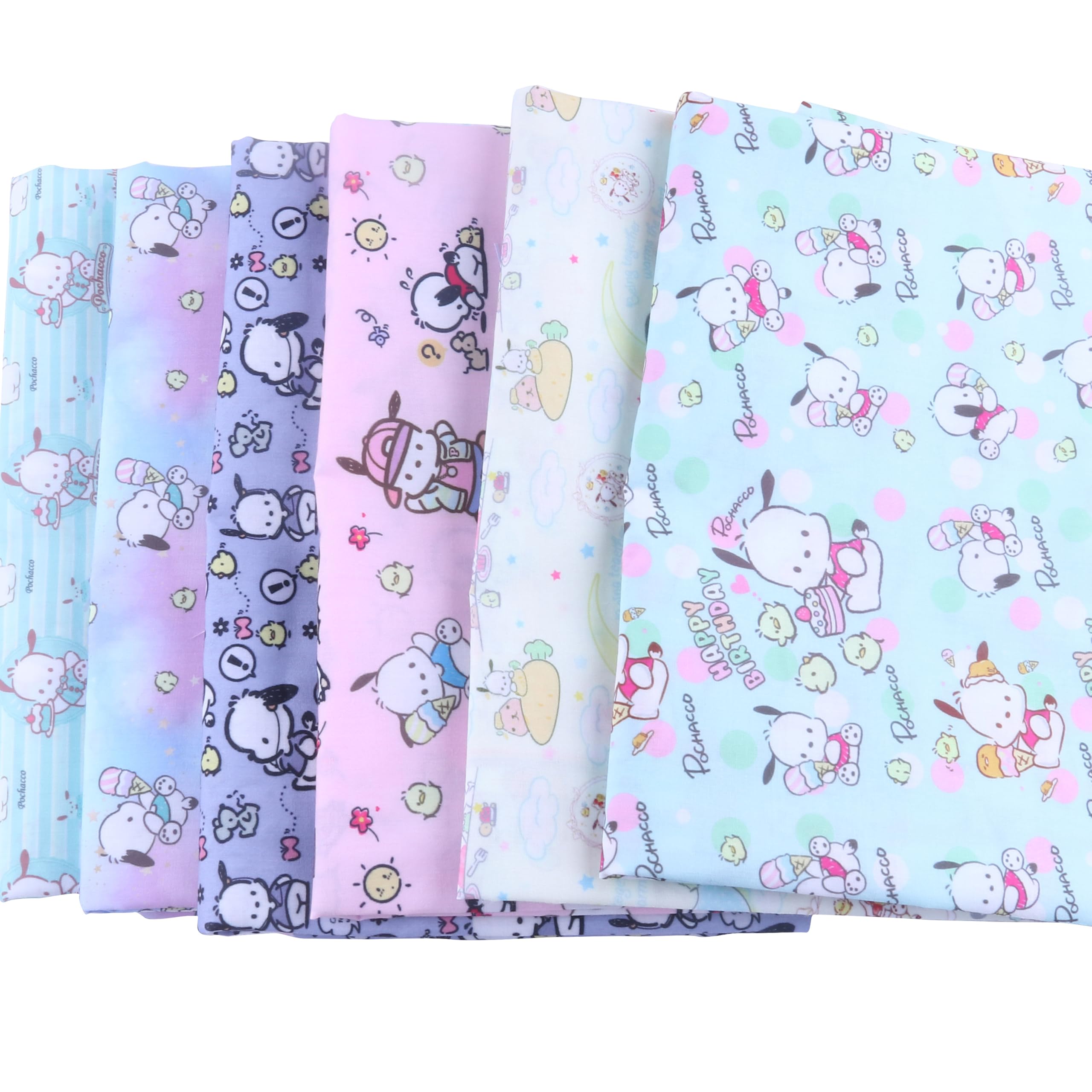 Amazon | SUCINA&CO スシナ ポチャッコ 布 生地 ハギレ 布地 パッチ