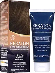 Keraton Tonalizante Banho de brilho 100g Avelã Louro escuro