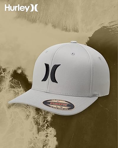 Miniatura 7 de Hurley One & Only Sombrero para hombre, talla L-XL, gris frío, Gris (Cool Grey)