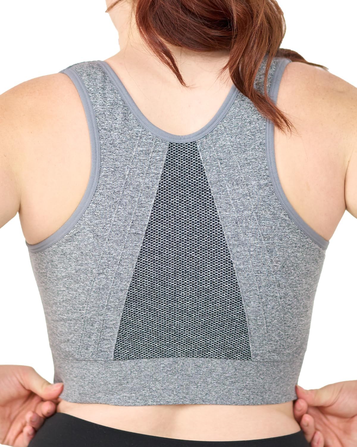 Coobie Women's Front Zipper Sports Bra