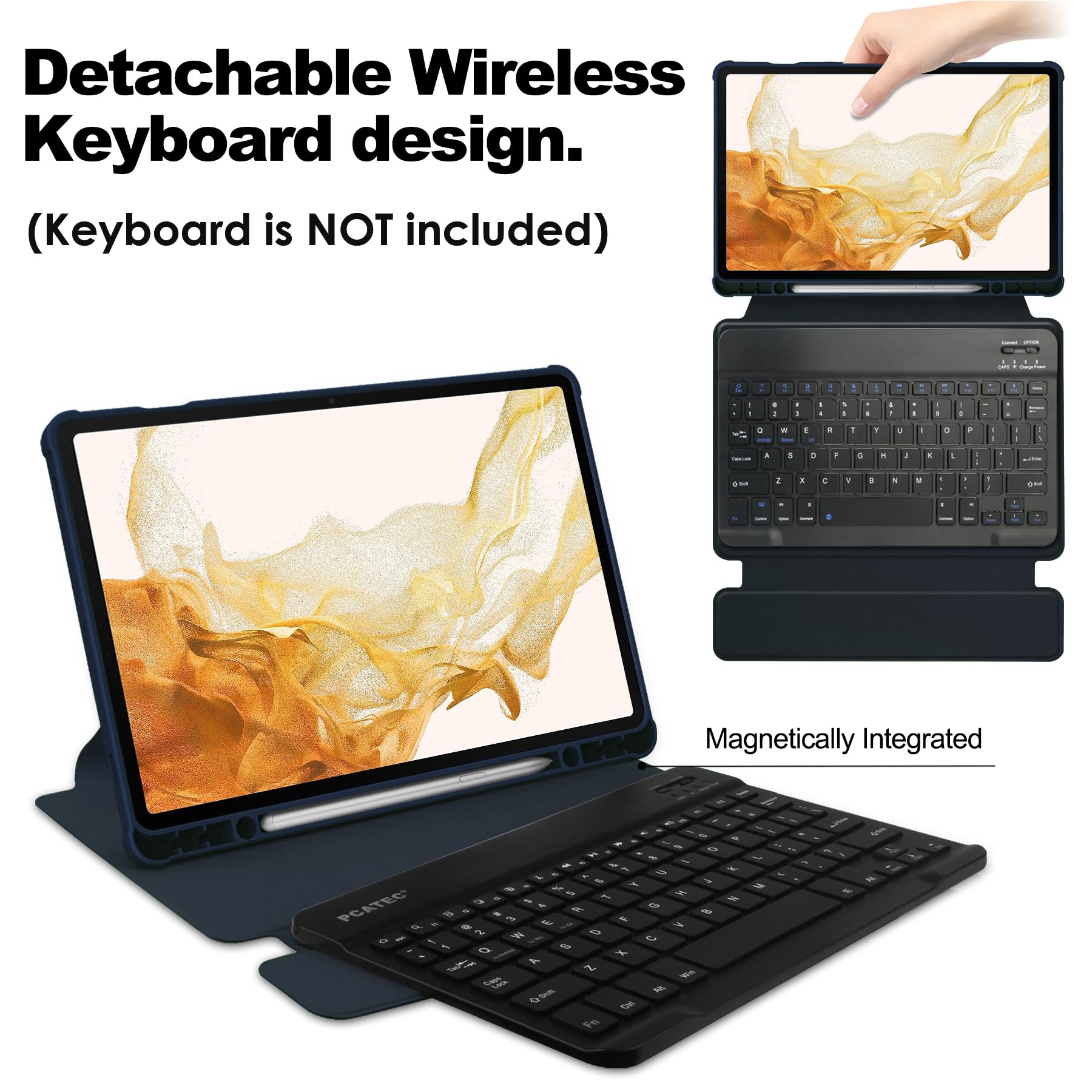 Amazon.com: Galaxy Tab S10 Ultra 5G Case, Compatible with Keyboard