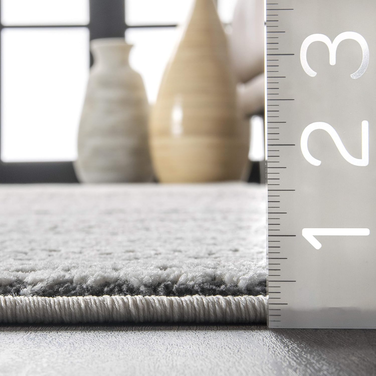 nuLOOM Shea Vintage Accent Rug, 3x5, Grey