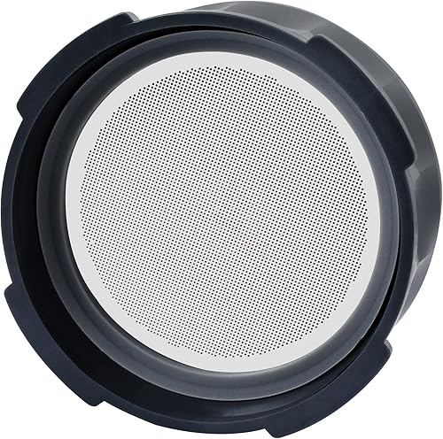 Miniatura 1 de Tapa de filtro de control de flujo con filtro de metal reutilizable para cafetera AeroPress, tapa de filtro antigoteo para prensa de café portátil