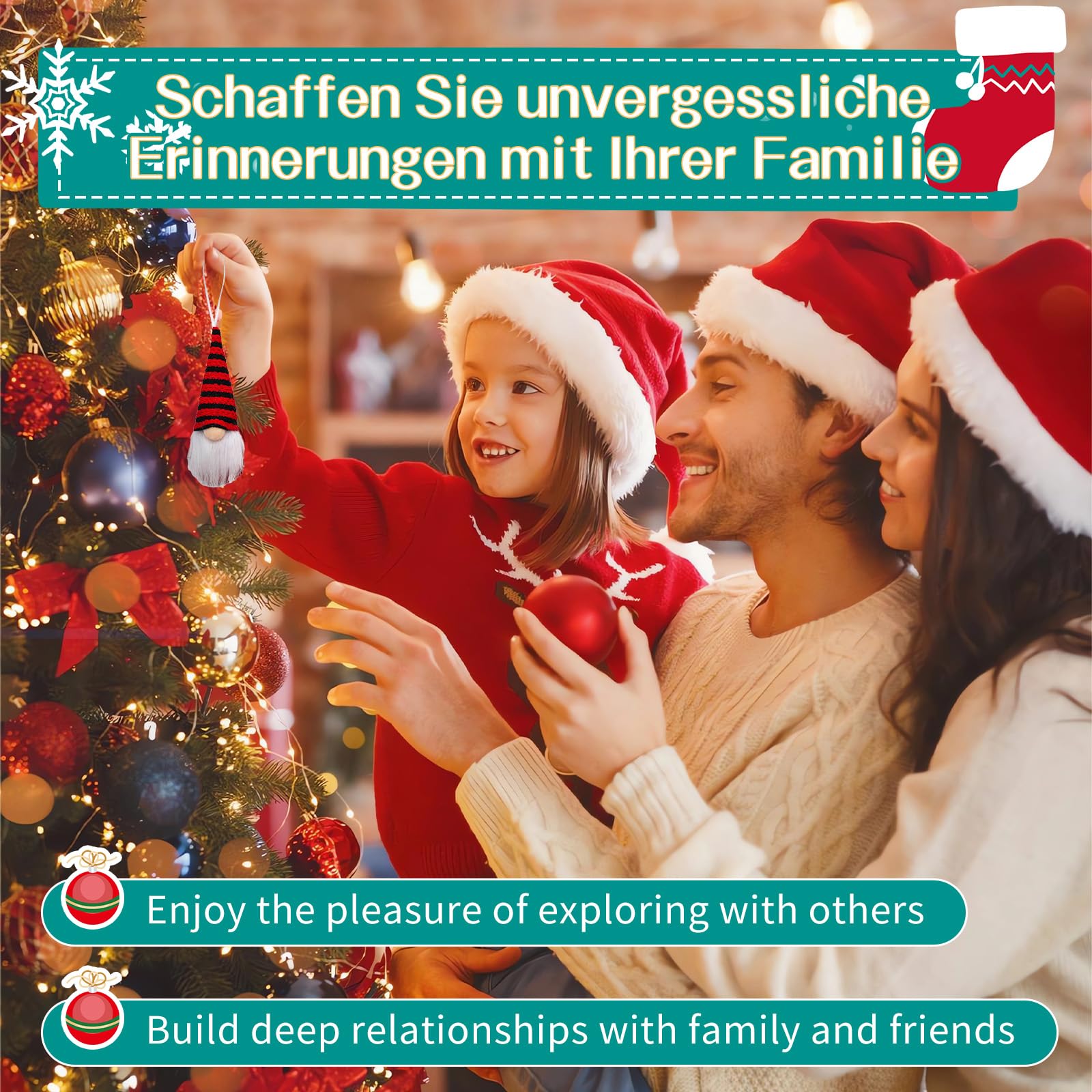 Calendrier de l'Avent 24 pièces 2025, calendrier de l'Avent Christmas Vacation, calendrier de Noël décoratif 24 jours compte à rebours pour adultes (A)