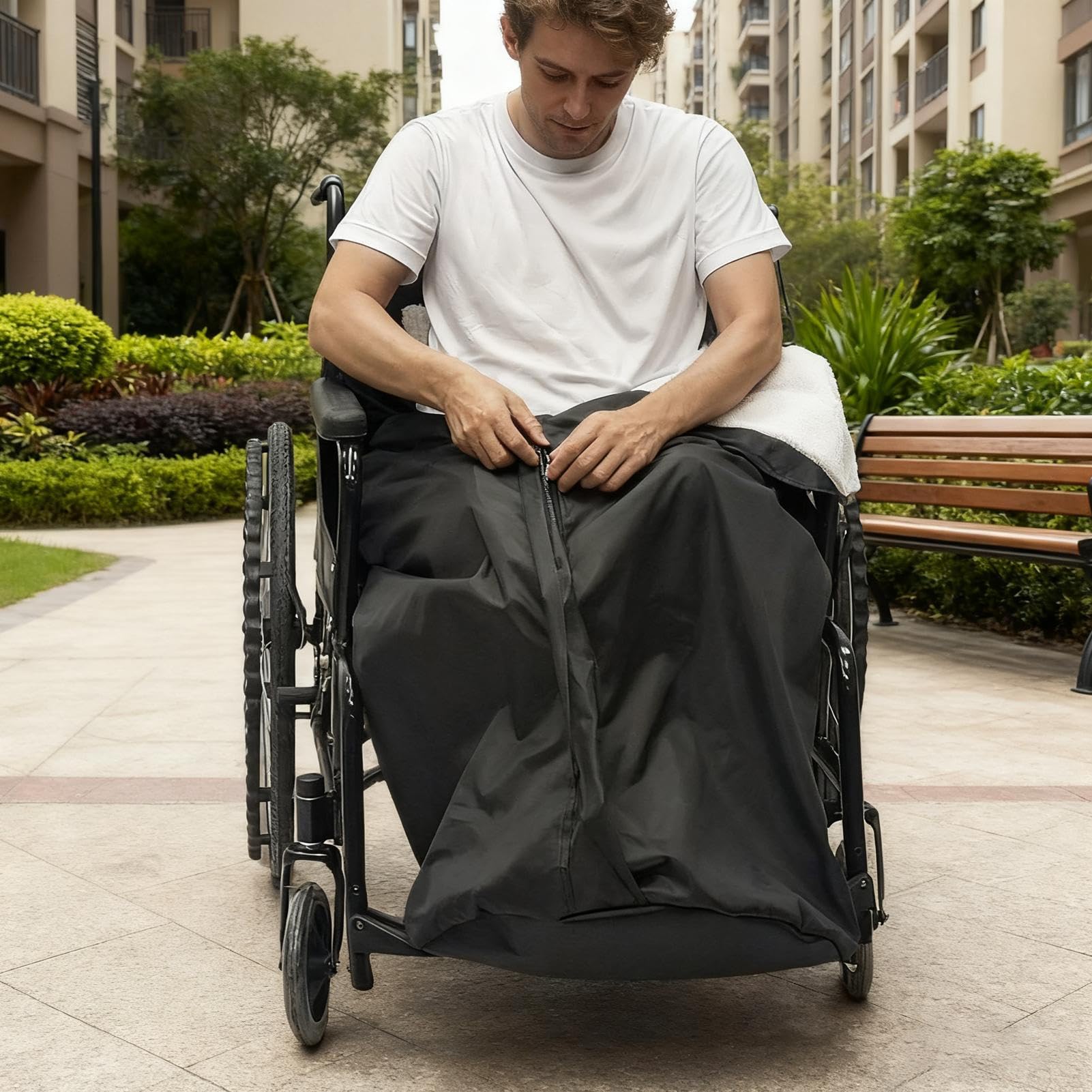 e Na Kolana Dla Seniorów Na Wózkach Wiatroodporny Na Dół Ciała Z Polarową | Polarowy Na Wózek Inwalidzki Dla Dolnej Części Ciała Dla Mężczyzn Seniorów Starszych Osób Ojców M