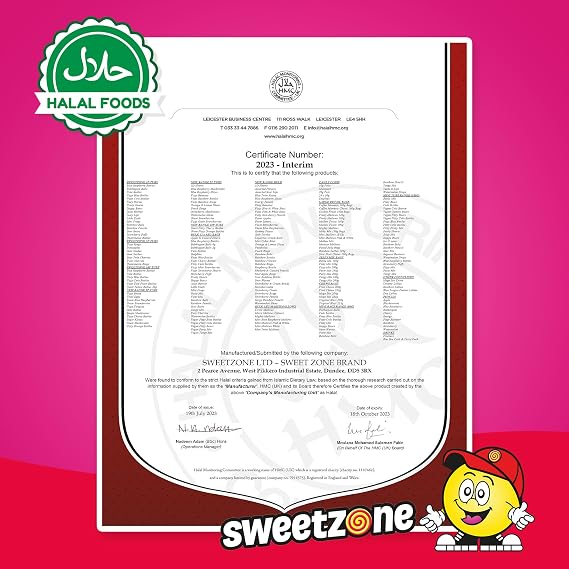 Sweetzone Mega Stix Assorted 1kg Halal | Assorted fruity mega stick sweets, Halal chewy candy, bulk 1kg bag, party pick and mix for kids and adults