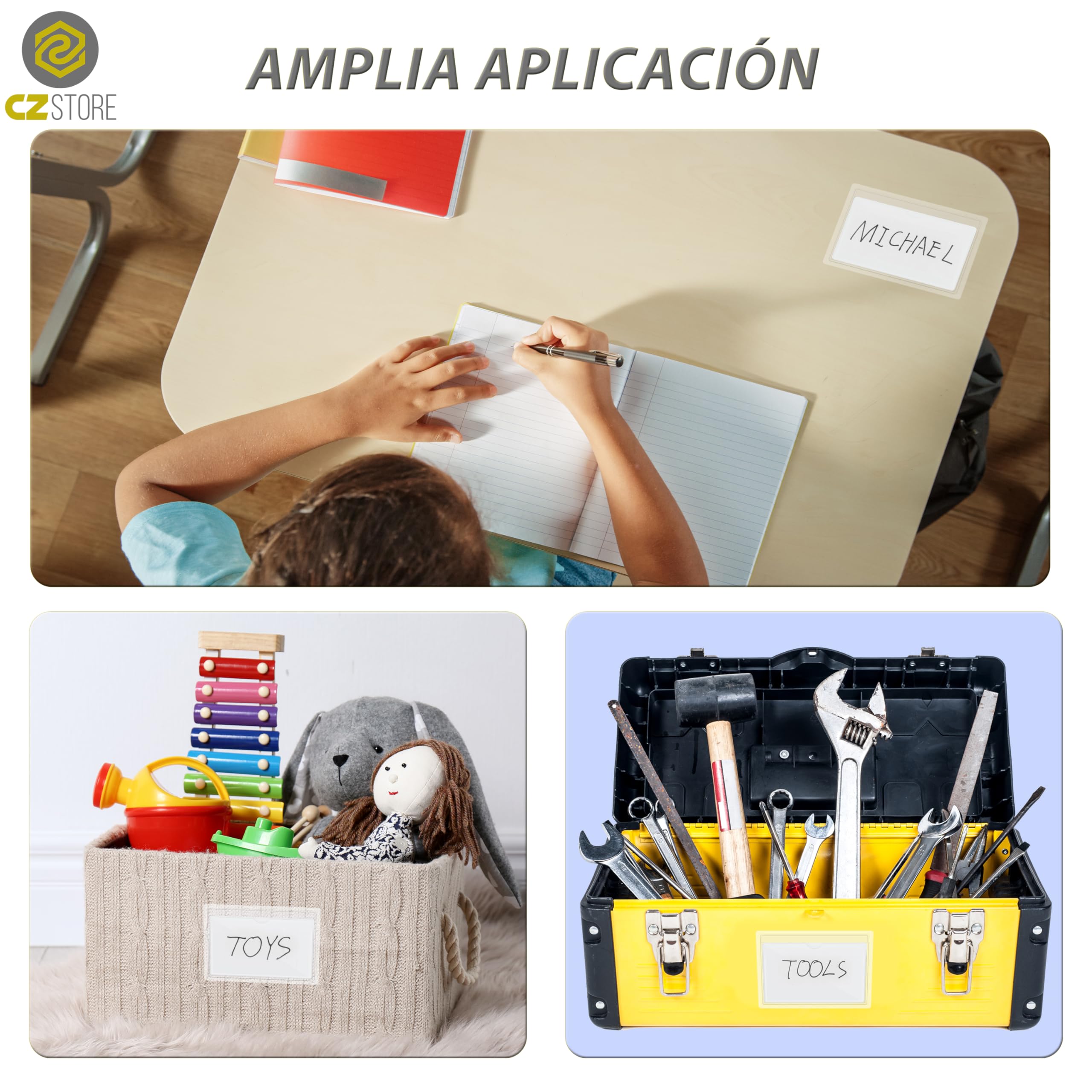 Soporte Permiso Coche Pegatina para el parabrisas y Portapapeles de Aparcamiento, Tarjetas de Discapacidad, Notas - ✮GARANTÍA DE POR VIDA✮|KIT DE 6| Funda Autoadhesivo para Tickets