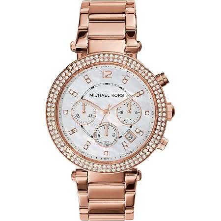 Michael Kors Parker Analog White Dial 