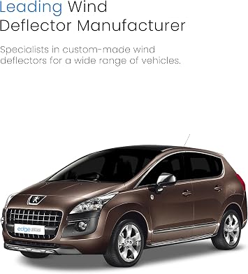 EdgeVisors Wind Deflectors for Peugeot MK1 Door MPV 5 Door MPV 4pc | 4pc Set, In-Channel Rain Guards & Accessories