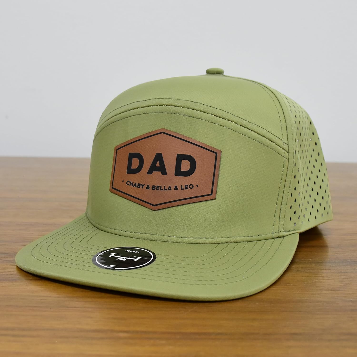 Custom Dad Trucker Hat Personalized Leather Patch Baseball Caps Men & Women Trucker Hat