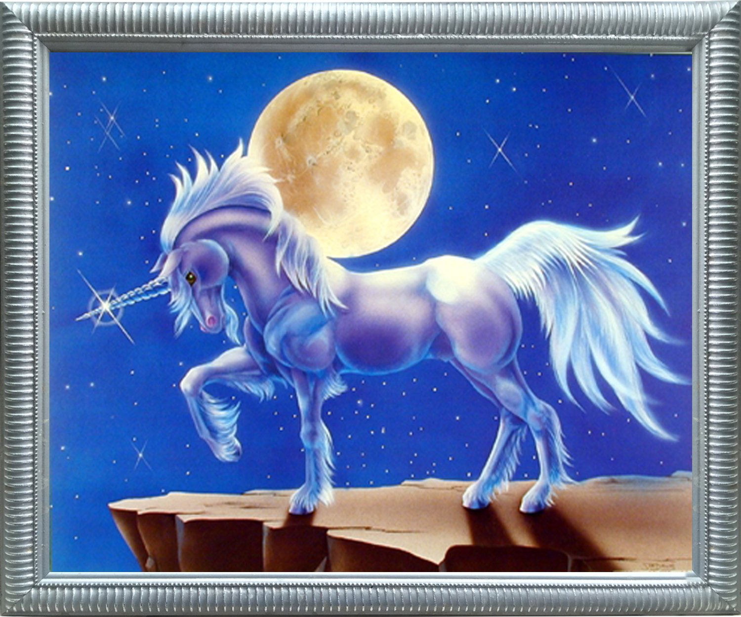 Amazon.com: Fantasy Horse Framed Wall Decoration Art Print