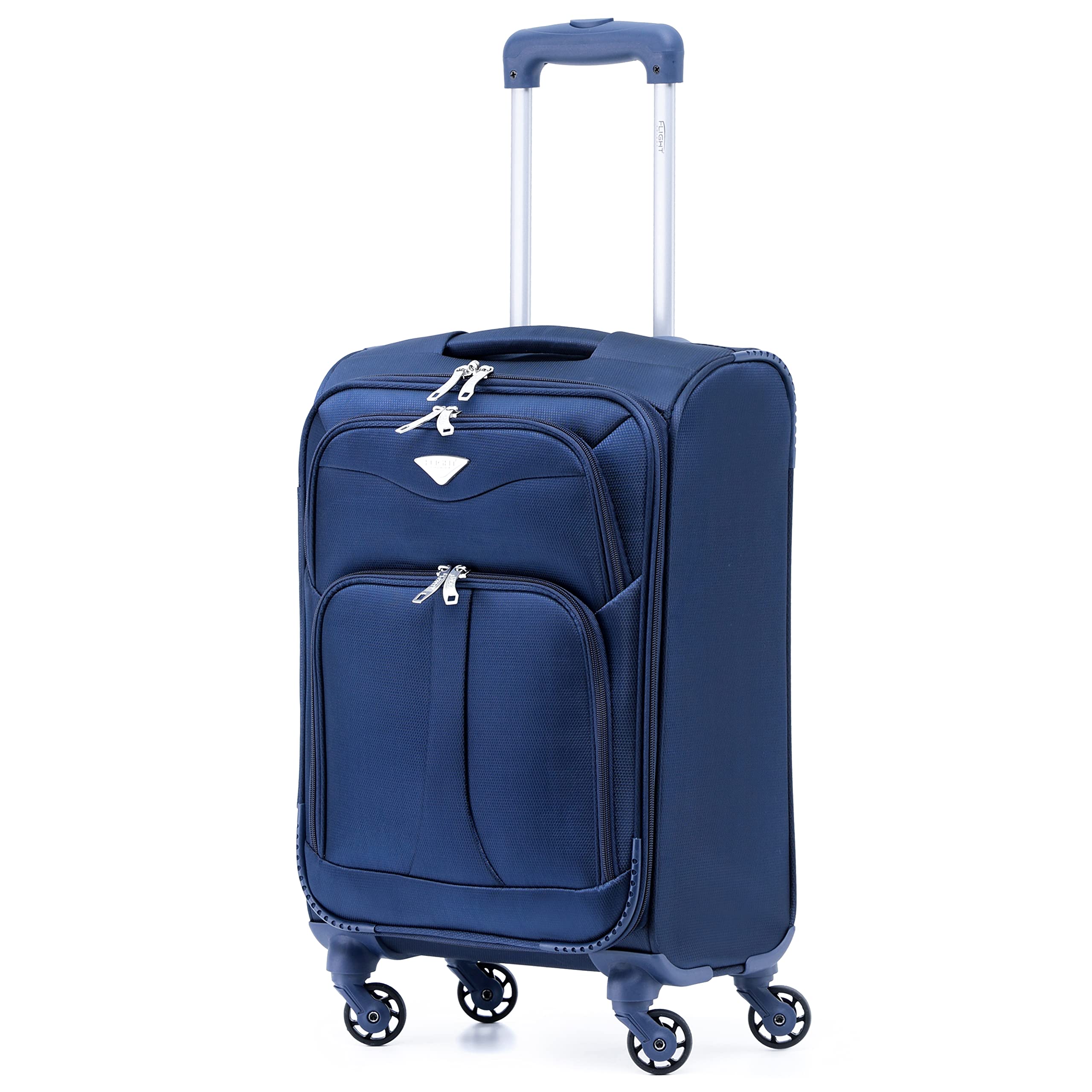 Flight Knight Lightweight 4 Wheel 800D Soft Case Suitcases Anti Crack Cabin & Hold Luggage Options Approved for Over 100 Airlines Including easyJet, BA & Many More! — view 67