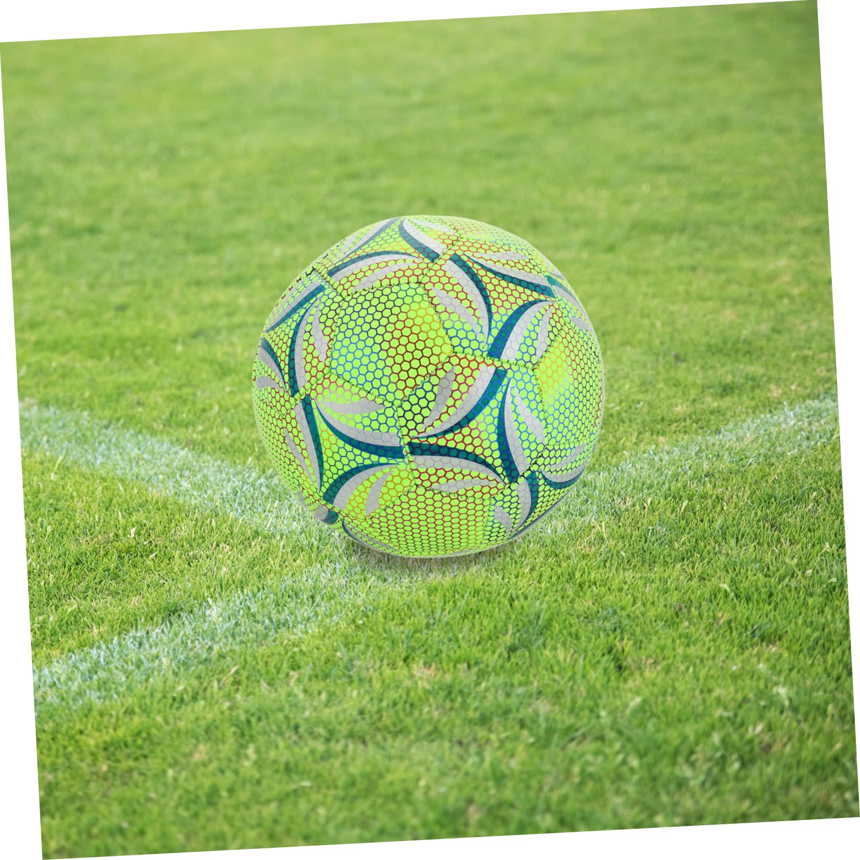 Toyvian Balón de Fútbol Iluminado para Entrenamiento Diurno y Nocturno Luminoso y Duradero Adolescentes y Fiestas