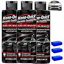 Nano Quick Coat Restores, Quick Coat Restore Nano Spray for Cars, 3PCS