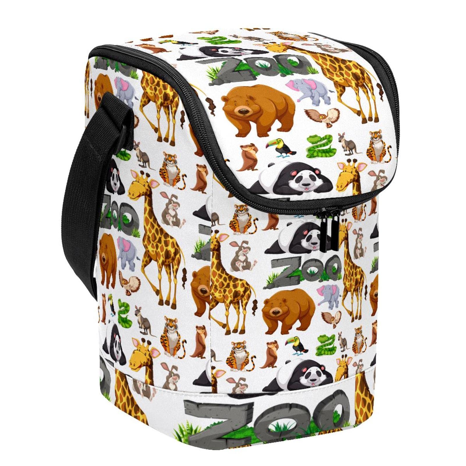 Bolsa de almuerzo termica impermeable de animales salvajes