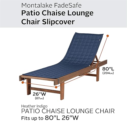 Vista 19 de Classic Accessories Montlake FadeSafe - Funda para tumbona, Beige antiguo