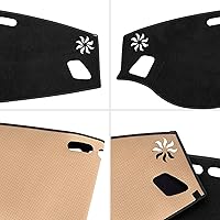 Vista 44 de SPEEDWOW Tablero Dashboard Cubierta Tapete Alfombrilla Alfombra Compatible con Toyota Sienna 2004-2010
