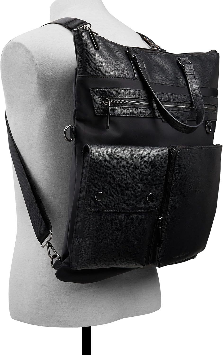 Aldo Men's Comaridx Backpack, Medium, Open Black