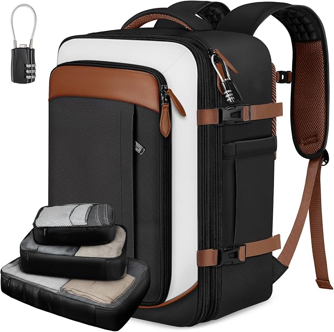 Mochila viaje expandible 40L Vancropak para hombres y mujeres miniatura 8