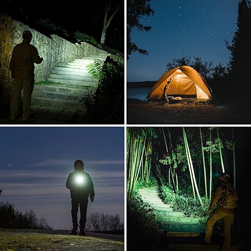 Miniatura 7 de RovyVon Aurora A3 650 lúmenes súper brillante para exteriores, mini llavero EDC recargable linterna LED, batería integrada de aleación de aluminio