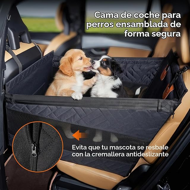 Foto 2 de 7 de Mannicix Asiento Coche Perro, Asiento de Coche para Perro Extra Estable