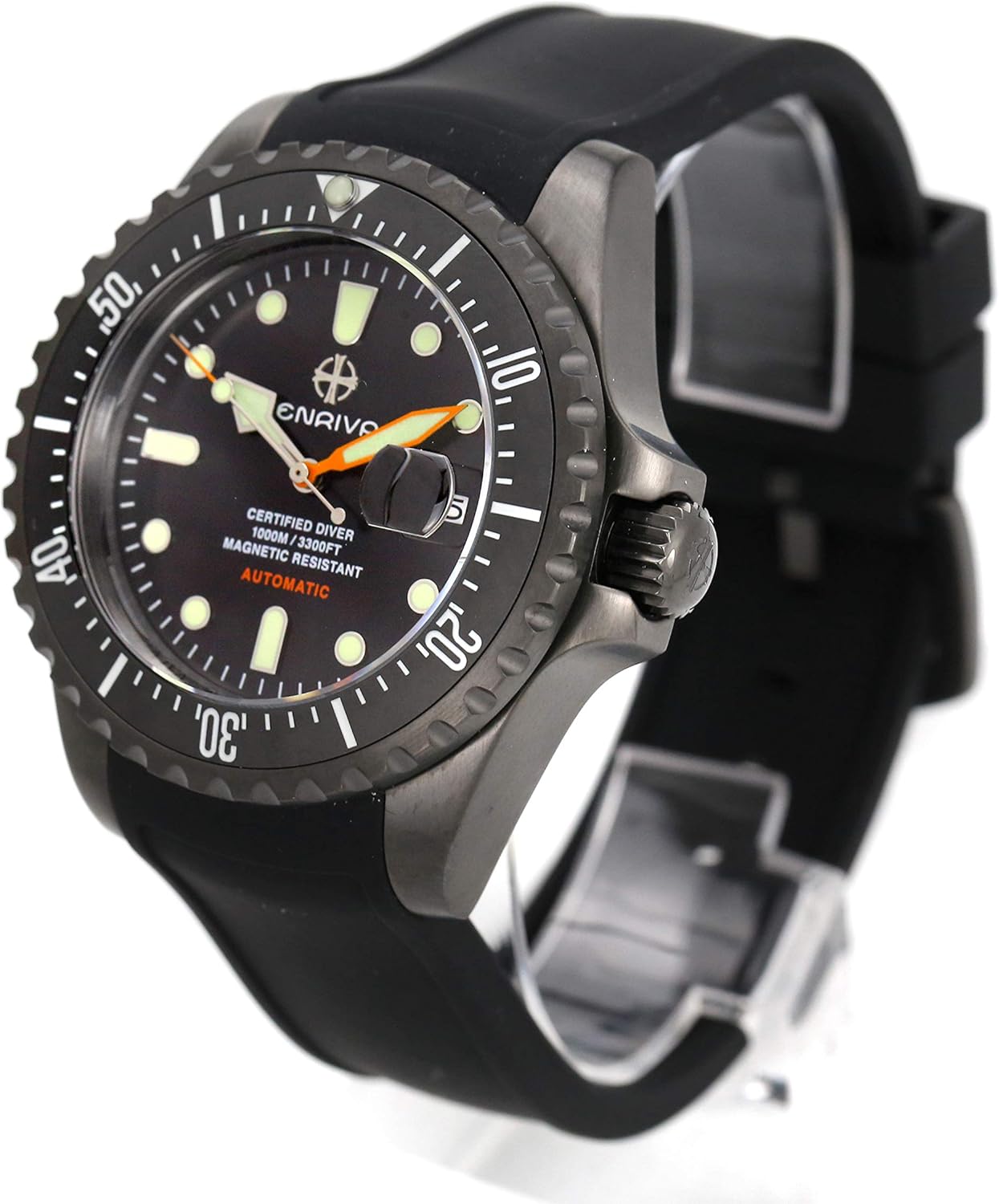 ENRIVA Men's Automatic Pro Dive Watch Rotating Panama Ubuy