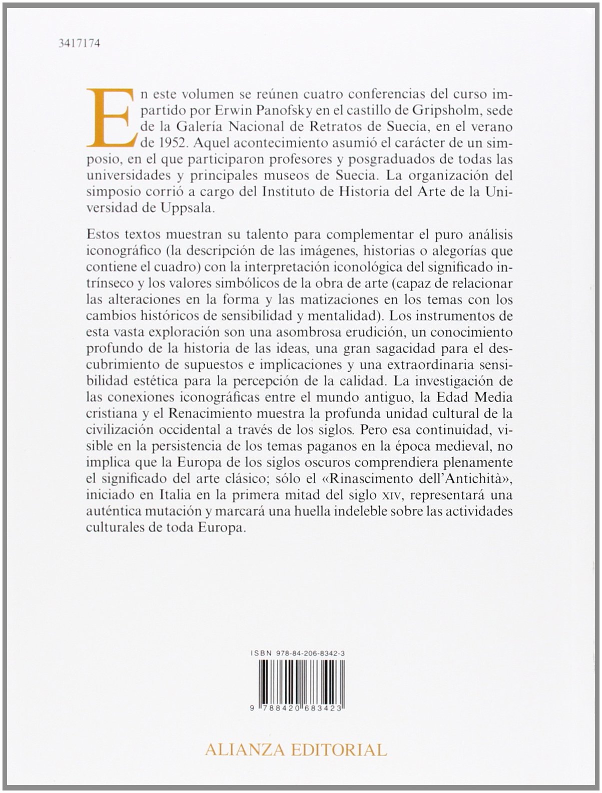 Renacimiento y renacimientos en el arte occidental (Alianza forma (AF))