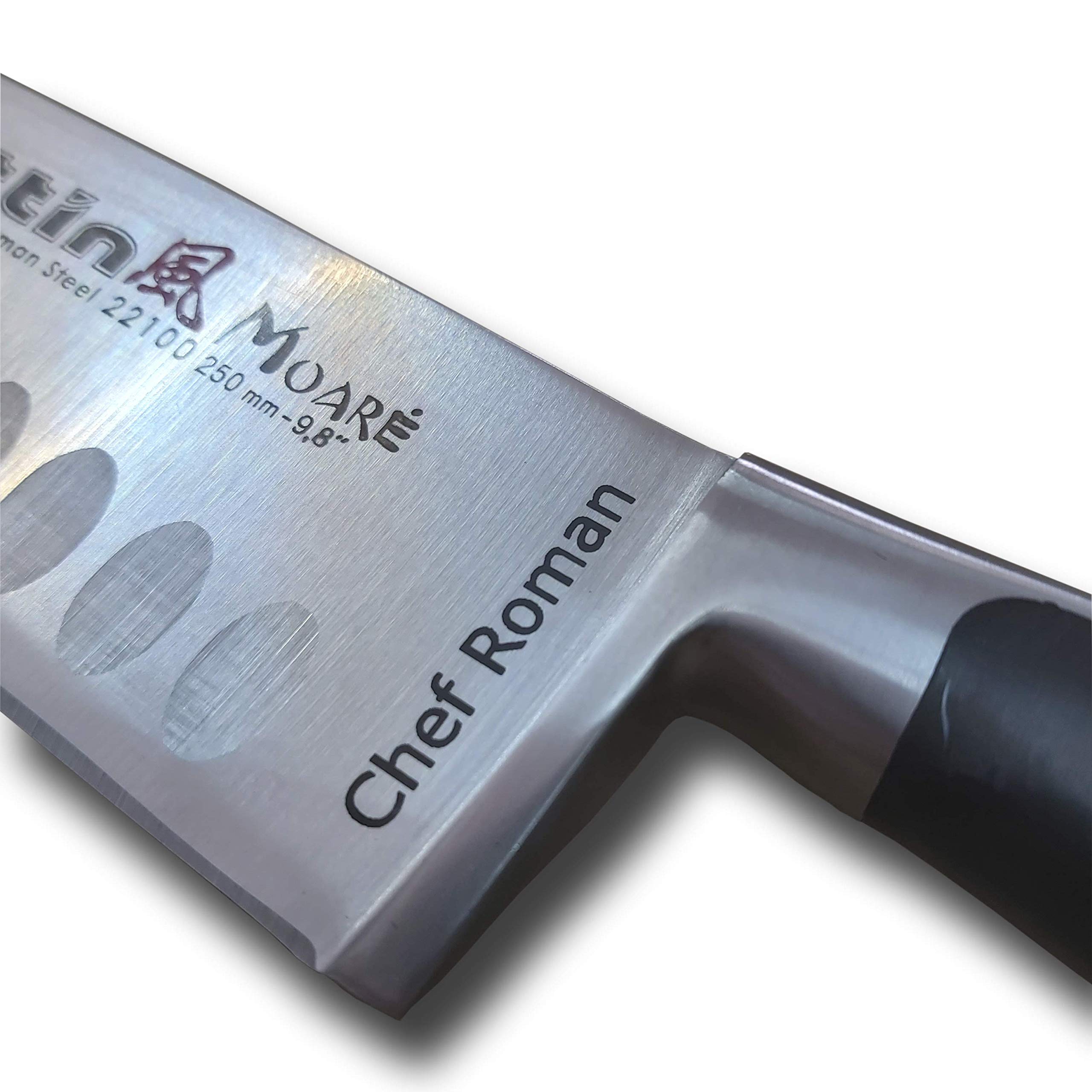Quttin Moare Manta Juego de cuchillos profesionales Personalizados 8 piezas. Set de Cuchillos.