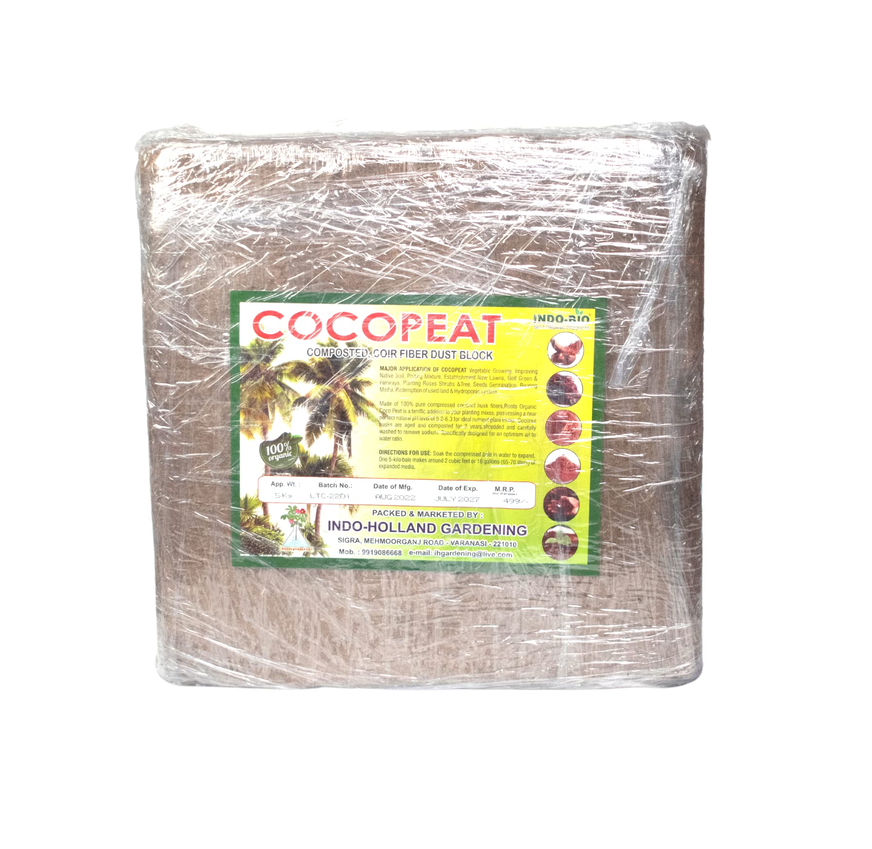 See full amazon price history chart for INDO-BIO Cocopeat Hydroponic Plants Kitchen Gardening and Terrace Gardening | Indoor Plants and Outdoor Plants | Cocopeat Block for All Seeds and Plants (5 KG) INDO-BIO Cocopeat Hydroponic Plants Kitchen Gardening and Terrace Gardening | Indoor Plants and Outdoor Plants | Cocopeat Block for All Seeds and Plants (5 KG) (B0BGQ3833C) Amazon Price History, Amazon Price Tracker