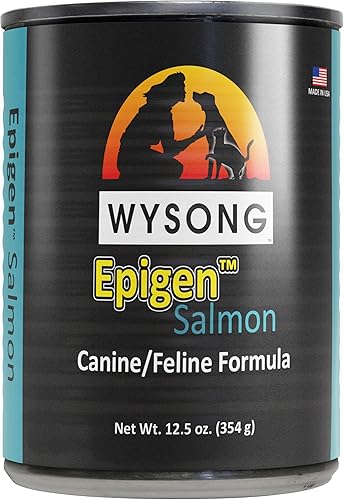 Miniatura 3 de Wysong Epigen Comida enlatada de salmón para perros y gatos (paquete de 12)