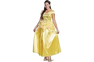 Women's Belle Deluxe Adult Classic Costume: A Fairytale Ensemble for the Modern Princess