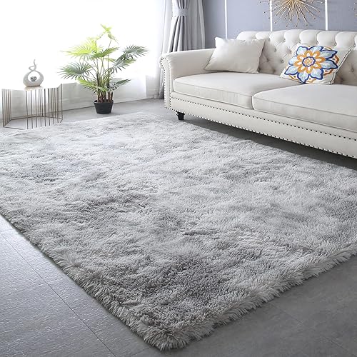 CAIYUECS Shag Area Rug,Indoor Ultra Soft Fluffy Plush Rugs for